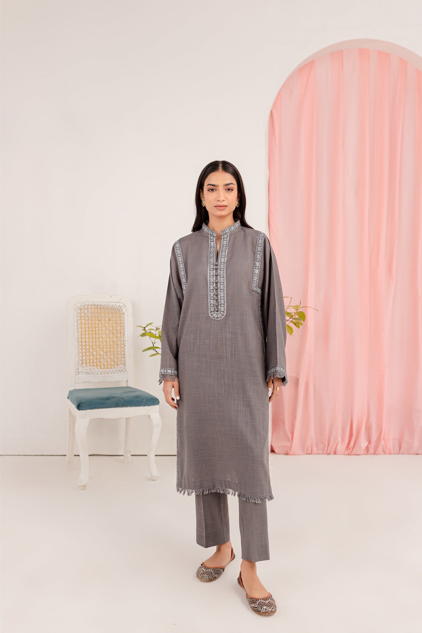 Embroidered -ZC-KD-GY – Mayalpk